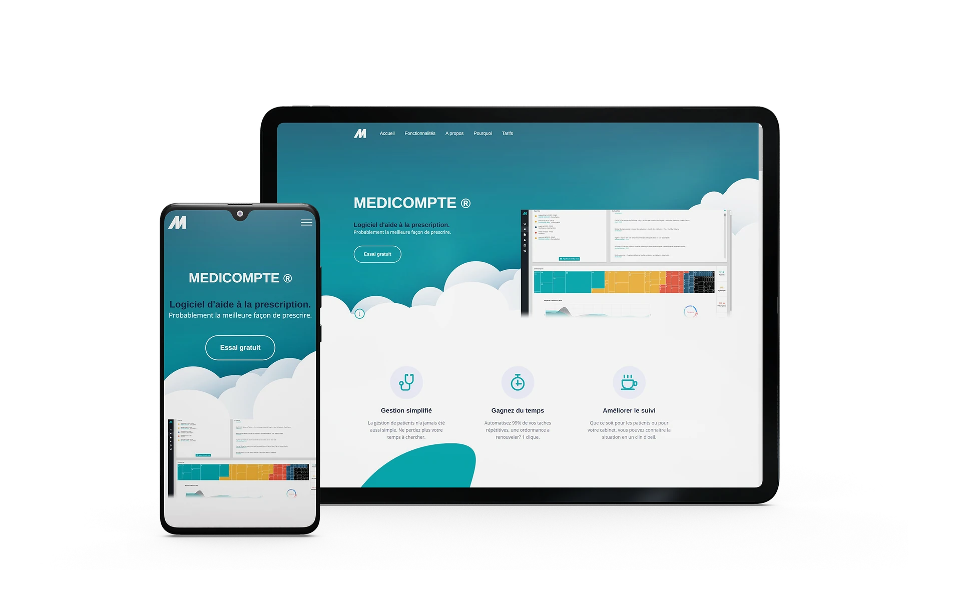 Medicompte: Software & web experience